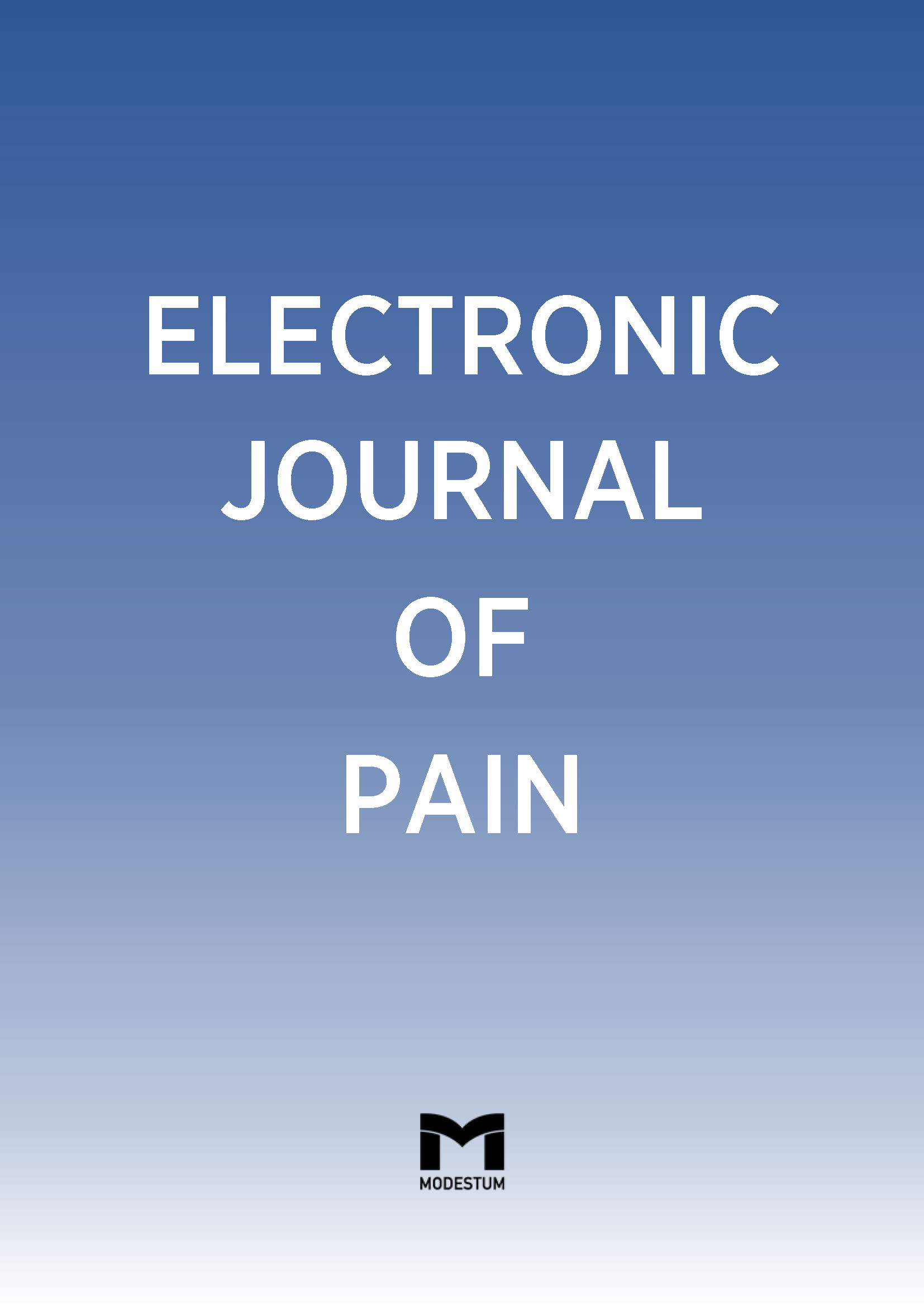 Publisher - Electronic Journal Of Pain